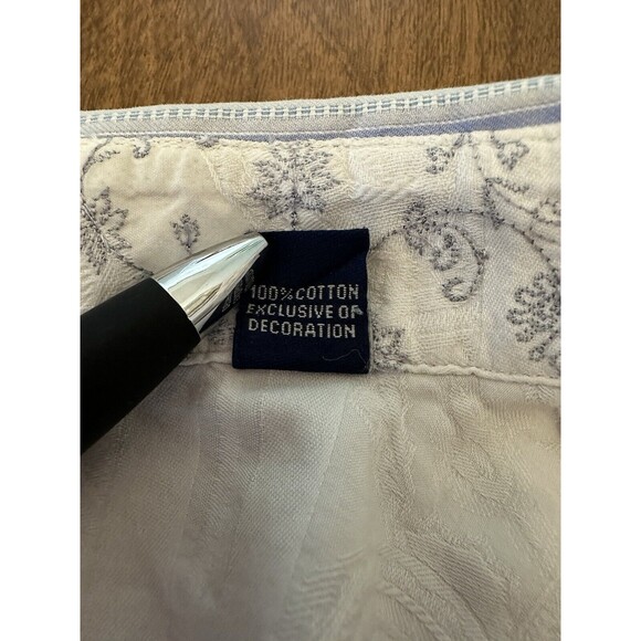 Robert Graham Shirt Men’s XL Striped Embroidered Signature Flip Cuff Long Flaws - Picture 11 of 16